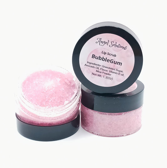 Bubblegum lip scrub